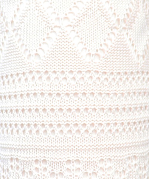 PairPair（ペアペア）の「透かし編みニットパンツ（その他パンツ・レディース・ブルーグレー/オフホワイト・FREE）」の15枚目の写真