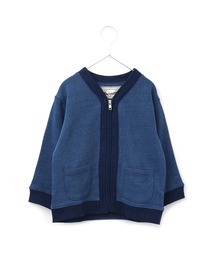 MAKE YOUR DAY（メイクユアデイ）の「裏毛ジップアップカーディガン■80～140cm（カーディガン/ボレロ・キッズ）」