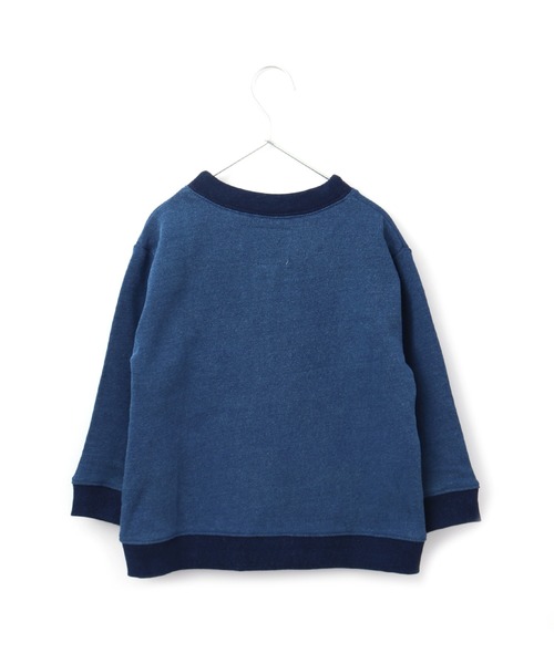 MAKE YOUR DAY（メイクユアデイ）の「裏毛ジップアップカーディガン■80～140cm（カーディガン/ボレロ・キッズ・チャコールグレー/ブルー/ブラウン・140/90/110/120/80/130/100）」の12枚目の写真