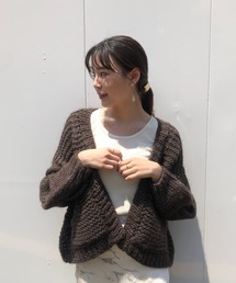 A part by | HANDケーブルカーディガン 910929(カーディガン/ボレロ)