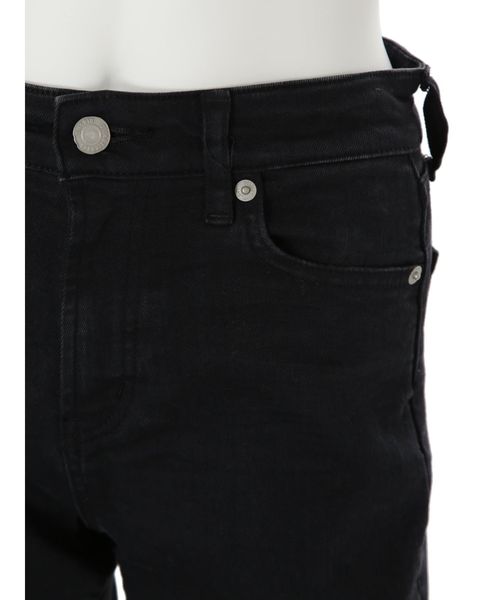 Ungrid（アングリッド）の「ブラックハイウエストフレイドヘムストスリ（デニムパンツ・レディース・ブラック・24inch/25inch/26inch/27inch/23inch）」の21枚目の写真