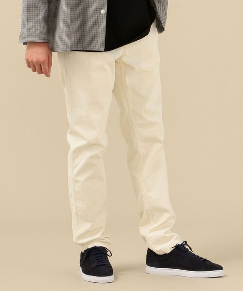 SHIPS（シップス）の「SC: 10W コーデュロイ ストレッチ テーパード チノパンツ（チノパンツ・メンズ・ベージュ/ネイビー/ホワイト/ブラウン・30/32/34/29/31/33）」の2枚目の写真