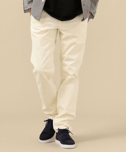 SHIPS（シップス）の「SC: 10W コーデュロイ ストレッチ テーパード チノパンツ（チノパンツ・メンズ・ベージュ/ネイビー/ホワイト/ブラウン・30/32/34/29/31/33）」の5枚目の写真