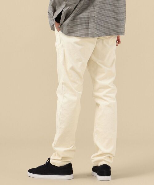 SHIPS（シップス）の「SC: 10W コーデュロイ ストレッチ テーパード チノパンツ（チノパンツ・メンズ・ベージュ/ネイビー/ホワイト/ブラウン・30/32/34/29/31/33）」の7枚目の写真