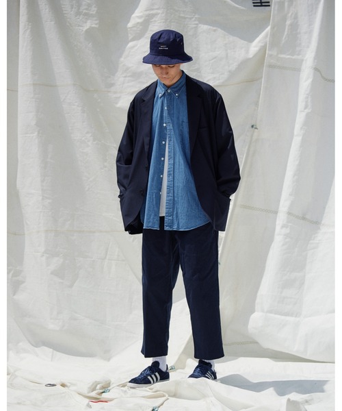 NAUTICA/Mix Color Indigo Sweat Zip Hoodie｜Daytona Park