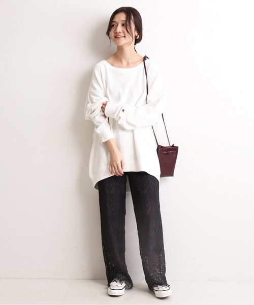 SLOBE IENA レースフレアーパンツ SLOBE IENA(スローブイエナ)の「レースフレアーパンツ◇（SLOBE