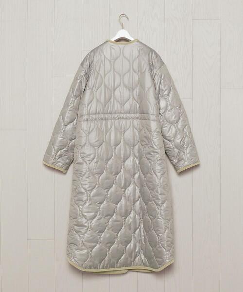 H　BEAUTY&YOUTH UNITED ARROWS（エイチビューティーアンドユースユナイテッドアローズ）の「＜H＞QUILTED BOA REVERSIBLE COAT/コート（その他アウター・レディース・ブラック/グレー・MEDIUM/SMALL）」の8枚目の写真