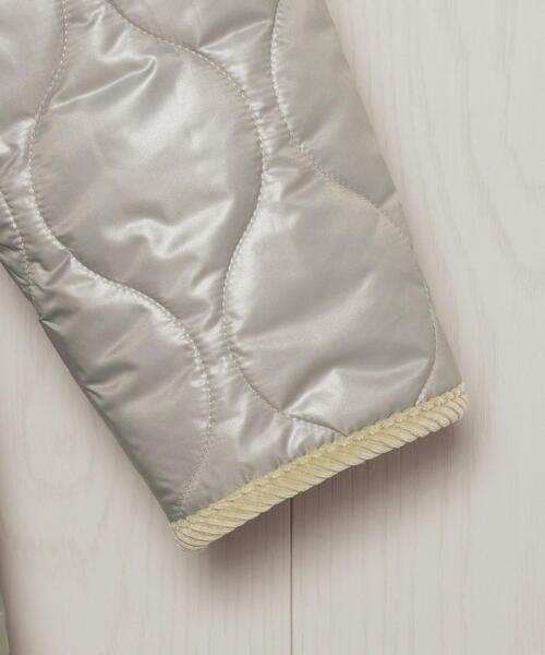 H　BEAUTY&YOUTH UNITED ARROWS（エイチビューティーアンドユースユナイテッドアローズ）の「＜H＞QUILTED BOA REVERSIBLE COAT/コート（その他アウター・レディース・ブラック/グレー・MEDIUM/SMALL）」の3枚目の写真