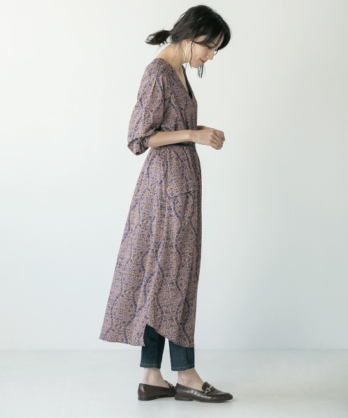 Bou Jeloud（ブージュルード）の「ベルト付ウエストマークワンピース（ワンピース・レディース・キャメル/ベージュ/ブラック・38）」の10枚目の写真