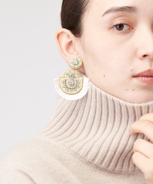 Papillonner パピヨネ の Grace Fashion Accessories グレースファッションアクセサリーズ ビーズピアス ピアス 両耳用 Wear