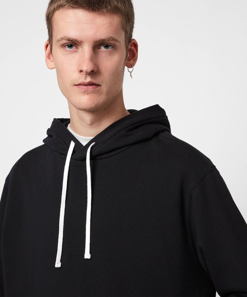 ALLSAINTS（オールセインツ）の「Tulum Pullover Hoodie | Tulum プルオーバー フーディー（スウェット・メンズ・グレー系その他/ブラック系その他・S/M/XS/L）」の5枚目の写真