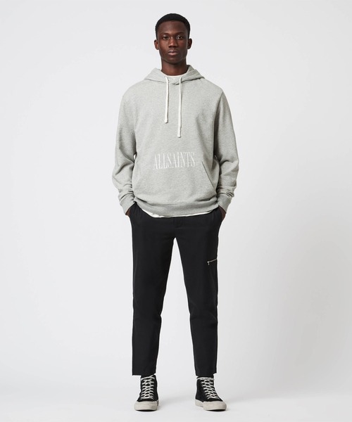 ALLSAINTS（オールセインツ）の「Tulum Pullover Hoodie | Tulum プルオーバー フーディー（スウェット・メンズ・グレー系その他/ブラック系その他・S/M/XS/L）」の15枚目の写真