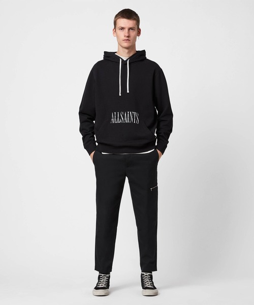 ALLSAINTS（オールセインツ）の「Tulum Pullover Hoodie | Tulum プルオーバー フーディー（スウェット・メンズ・グレー系その他/ブラック系その他・S/M/XS/L）」の17枚目の写真