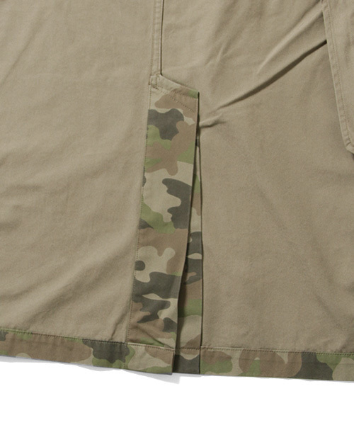 URBAN RESEARCH（アーバンリサーチ）の「UR コットンウェザーミドル丈コート（ステンカラーコート・メンズ・カモフラージュ・LARGE/MEDIUM）」の10枚目の写真