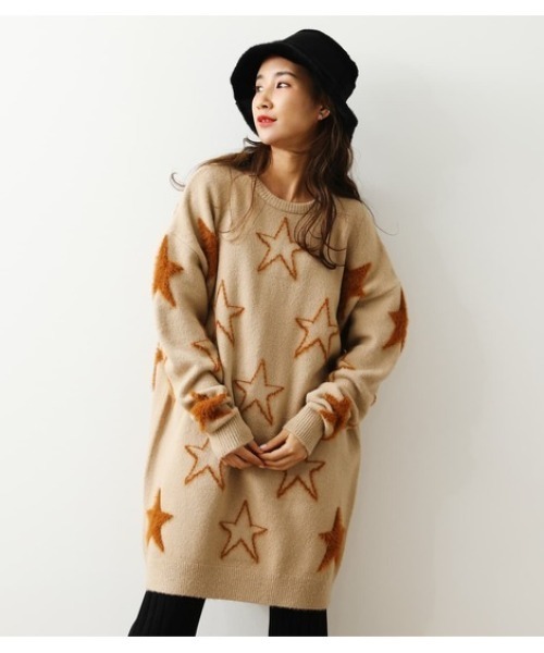 セール スターパターンニットワンピース ワンピース Rodeo Crowns Wide Bowl ロデオクラウンズワイドボウル のファッション通販 Zozotown