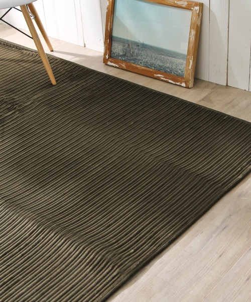 インテリアコーデュラグ130 190 ラグ マット Bayflow ベイフロー のファッション