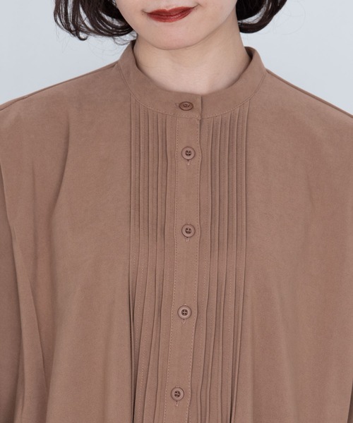 MERLOT（メルロー）の「ピンタックチュニックブラウス（シャツ/ブラウス・レディース・アイボリー/ブラック/モカ/マスタード・FREE）」の22枚目の写真