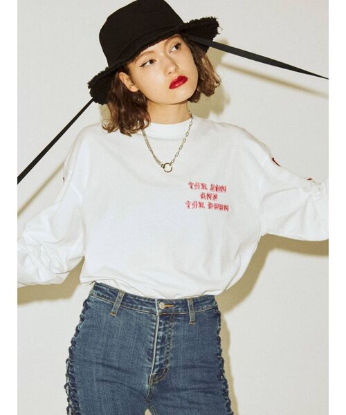 jouetie（ジュエティ）の「フリンジバケットハット（ハット・レディース・ブラック/ラベンダー/その他1・FREE）」の9枚目の写真