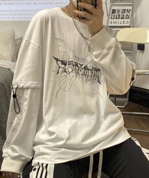 【WB ORIGINALS】Butterfly Printed Long-sleeve T-shirt