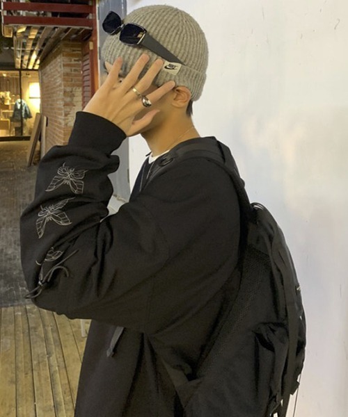 WESTBOY（ウエストボーイ）の「【WB ORIGINALS】Butterfly Printed Long-sleeve T-shirt（Tシャツ/カットソー・メンズ・ホワイト/ブラック・M/L/XL）」の18枚目の写真