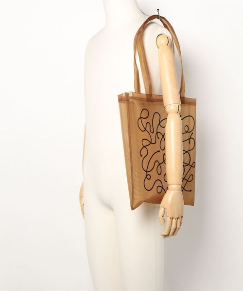 caph(カーフ)の「pink pepper × caph メッシュバッグ(ショルダーバッグ・レディース・ブラウン・FREE)」の9枚目の写真