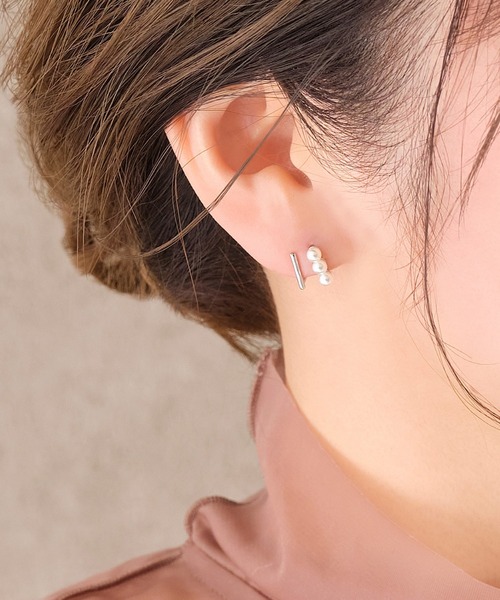 ダブルデコレイトピアス