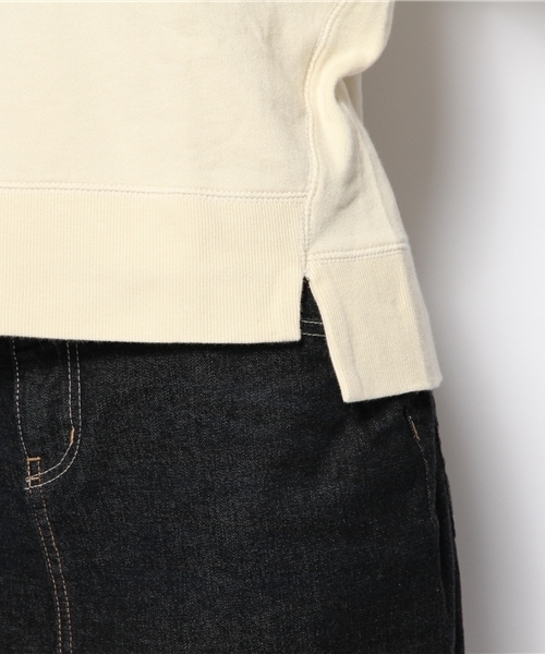 DISCOAT（ディスコート）の「【Discoat】裏毛刺繍ロゴプルオーバー（スウェット・レディース・グレー/ネイビー/アイボリー・ﾌﾘ-）」の10枚目の写真