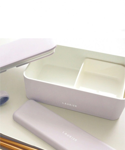 COMMON WARE（コモンウェアー）の「EC:ローリエ　ランチボックス（お弁当箱・レディース・ベージュ/ピンク/イエロー/ミント/グレイッシュベージュ/ライトグリーン/ラベンダー・FREE）」の6枚目の写真