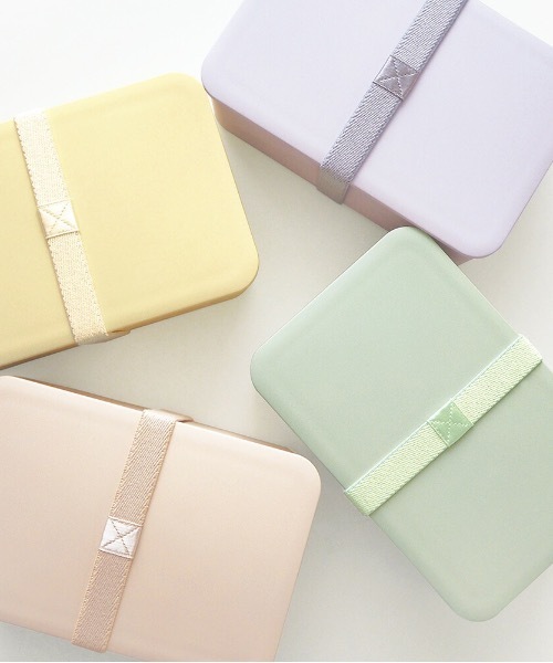 COMMON WARE（コモンウェアー）の「EC:ローリエ　ランチボックス（お弁当箱・レディース・ベージュ/ピンク/イエロー/ミント/グレイッシュベージュ/ライトグリーン/ラベンダー・FREE）」の8枚目の写真