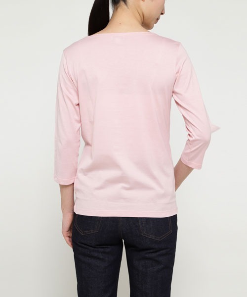 SUNSPEL（サンスペル）の「WOMEN’S Q82 BOAT NECK（Tシャツ/カットソー・レディース・ピンク/ブルー・1/2）」の12枚目の写真