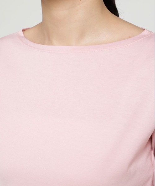 SUNSPEL（サンスペル）の「WOMEN’S Q82 BOAT NECK（Tシャツ/カットソー・レディース・ピンク/ブルー・1/2）」の3枚目の写真