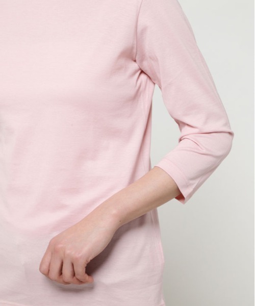 SUNSPEL（サンスペル）の「WOMEN’S Q82 BOAT NECK（Tシャツ/カットソー・レディース・ピンク/ブルー・1/2）」の4枚目の写真