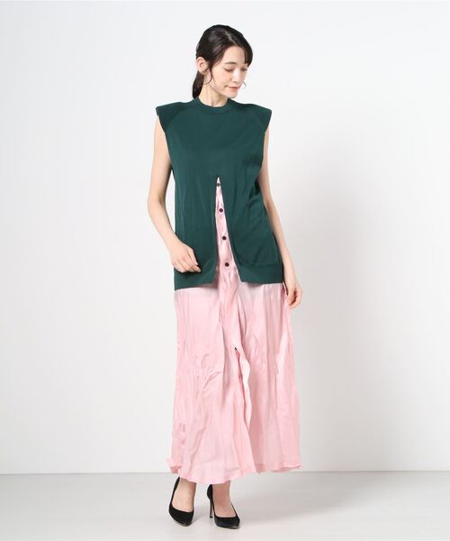 TOGA PULLA トーガプルラ ニットロングドレス ワンピース TOGA PULLA（トーガ プルラ）の「TOGA PULLA ニットロングドレス
