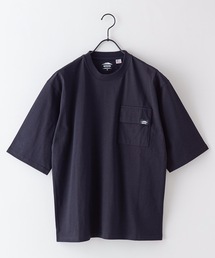 【OUTDOOR PRODUCTS】USAコットン5分袖Tシャツ フララップ付きのポケット オーバーサイズ/ビッグシルエット