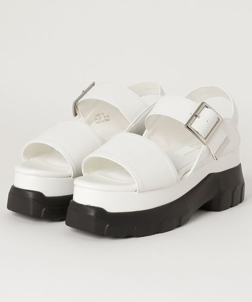 NUOVO(ヌオーヴォ)の「NUOVO ヌオーヴォ VO-SOLE SND 6.5 ボリュームソールサンダル NC60173 WHITE(サンダル・レディース・ホワイト・X-LARGE/SMALL/MEDIUM/LARGE)」の1枚目の写真