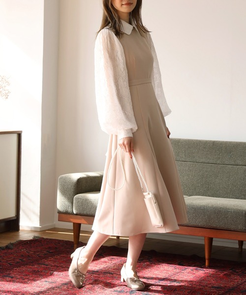 Cherie Another Chuu Chuu シェリーチュウ のファッション ワンピース ドレス Nice シアーブラウスセットジャンスカ ワンピース Cherie