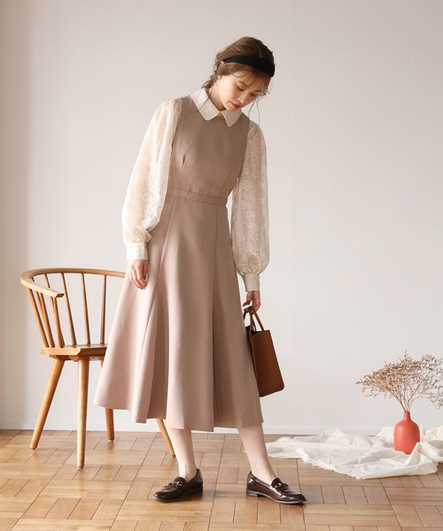 シアーブラウスセットジャンスカ ワンピース Chuu シェリーチュウ のファッション Cherie ワンピース Chuu セール Cherie Cherie