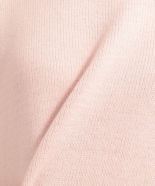 LE FOYER(ルフォワイエ)の「バルキーCACバックスリット(ニット/セーター・レディース・ダークブルー/ピンク/オフホワイト・38)」の14枚目の写真