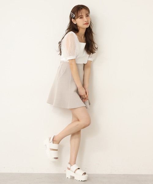 one after another NICE CLAUP（ワンアフターアナザーナイスクラップ）の「ヒールアップ厚底サンダル（サンダル・レディース・ホワイト/ブラック・SMALL/MEDIUM/LARGE）」の10枚目の写真