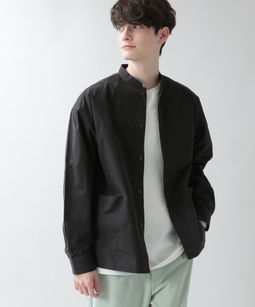 RAGEBLUE（レイジブルー）の「マオカラースタンドシャツ/932324（シャツ/ブラウス・メンズ・グリーン/その他19・FREE）」の3枚目の写真