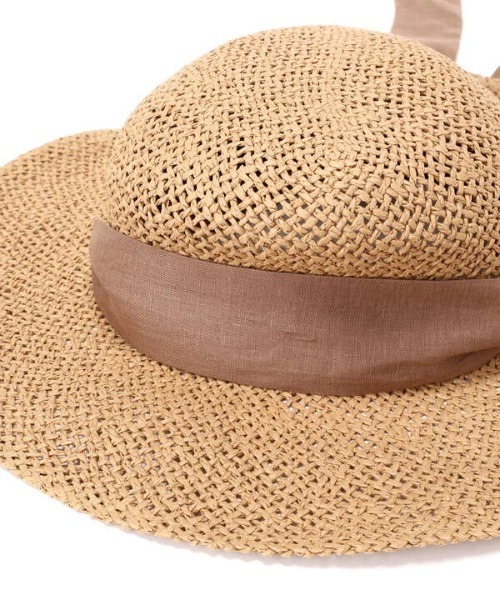 N.（N. Natural Beauty Basic）（エヌエヌナチュラルビューティーベーシック）の「リボン付ハット（ハット・レディース・ベージュ・FREE）」の4枚目の写真