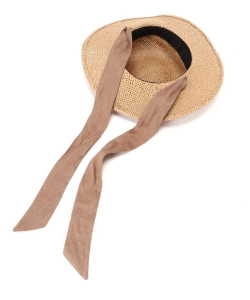 N.（N. Natural Beauty Basic）（エヌエヌナチュラルビューティーベーシック）の「リボン付ハット（ハット・レディース・ベージュ・FREE）」の5枚目の写真