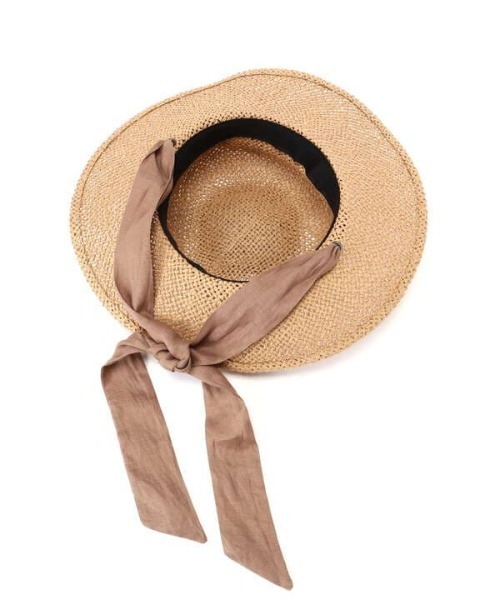 N.（N. Natural Beauty Basic）（エヌエヌナチュラルビューティーベーシック）の「リボン付ハット（ハット・レディース・ベージュ・FREE）」の6枚目の写真