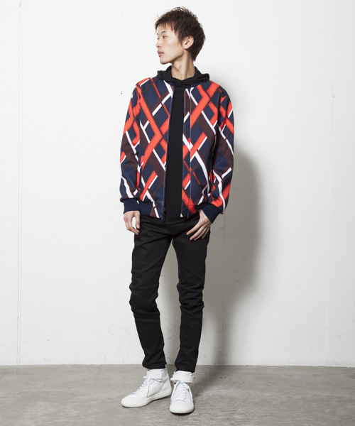 yoshiokubo（ヨシオクボ）の「yoshio kubo リバーシブルレーサーブルゾン（ブルゾン・メンズ・ネイビー・1）」の15枚目の写真