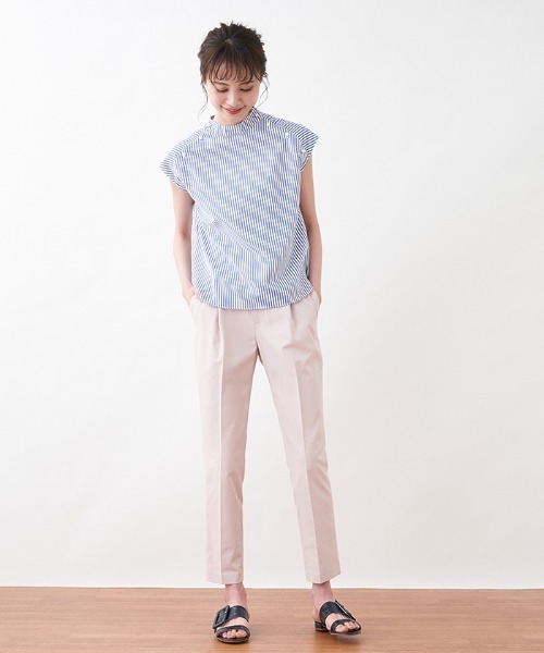 DOLLY SEAN(ドリーシーン)の「【DOLLY SEAN】タックテーパードパンツ(その他パンツ・レディース・LT.PINK/エメラルド・2/1)」の18枚目の写真