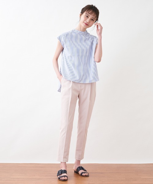 DOLLY SEAN(ドリーシーン)の「【DOLLY SEAN】タックテーパードパンツ(その他パンツ・レディース・LT.PINK/エメラルド・2/1)」の17枚目の写真