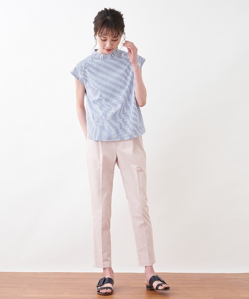 DOLLY SEAN(ドリーシーン)の「【DOLLY SEAN】タックテーパードパンツ(その他パンツ・レディース・LT.PINK/エメラルド・2/1)」の13枚目の写真