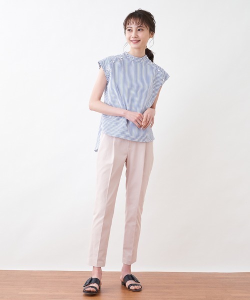 DOLLY SEAN(ドリーシーン)の「【DOLLY SEAN】タックテーパードパンツ(その他パンツ・レディース・LT.PINK/エメラルド・2/1)」の12枚目の写真