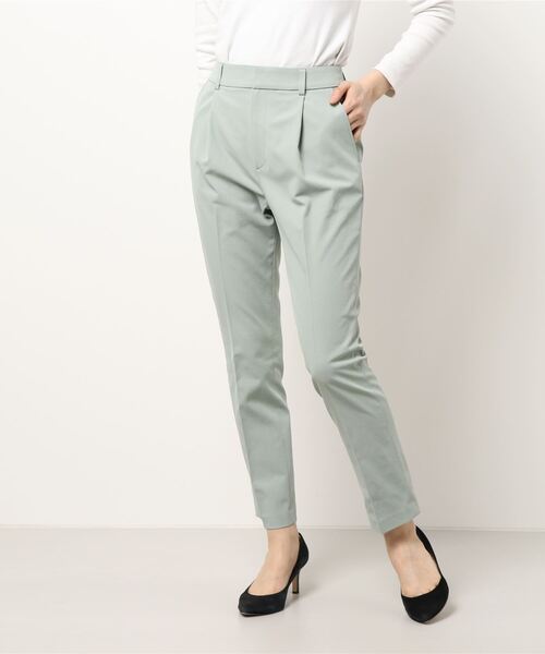 DOLLY SEAN(ドリーシーン)の「【DOLLY SEAN】タックテーパードパンツ(その他パンツ・レディース・LT.PINK/エメラルド・2/1)」の11枚目の写真