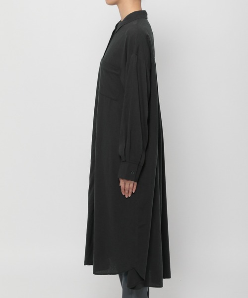 LEPSIM（レプシィム）の「アサコンシャツワンピース　935035（ワンピース・レディース・チャコールグレー/パープル/オフホワイト/キナリ・FREE）」の12枚目の写真